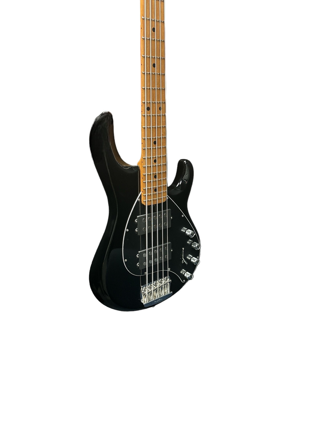 Ernie Ball Music Man StingRay 5 HH Special, Black Gloss / Roasted