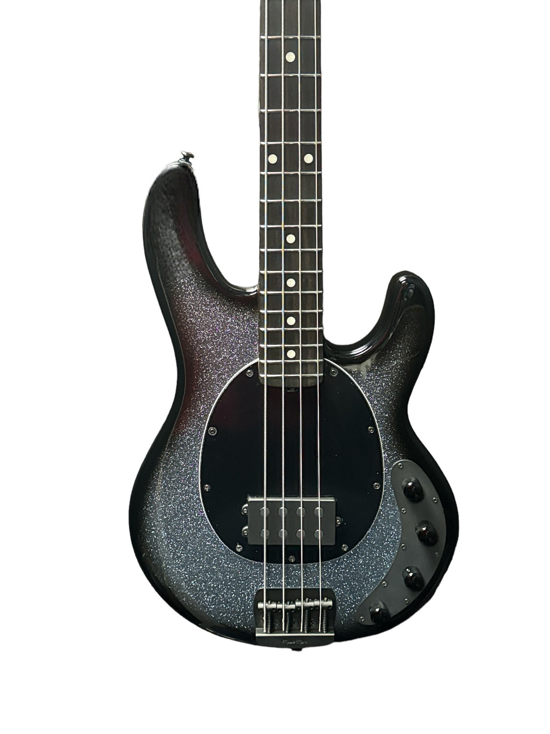 Ernie Ball Music Man StingRay 4 Special, Smoked Chrome with Ebony