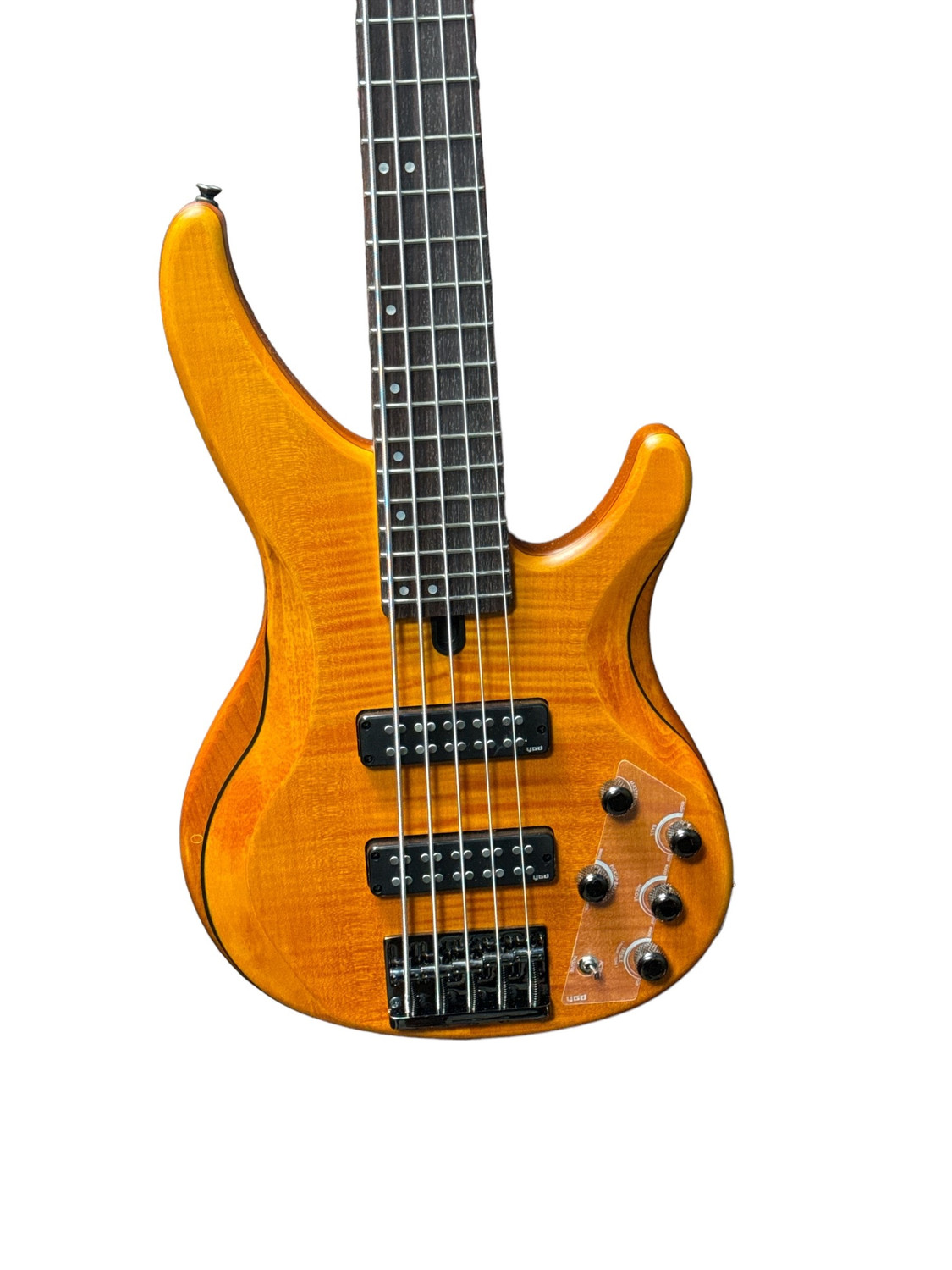 Yamaha TRBX 605FM 5-String Bass, Matte Amber w/ Rosewood *ON ORDER
