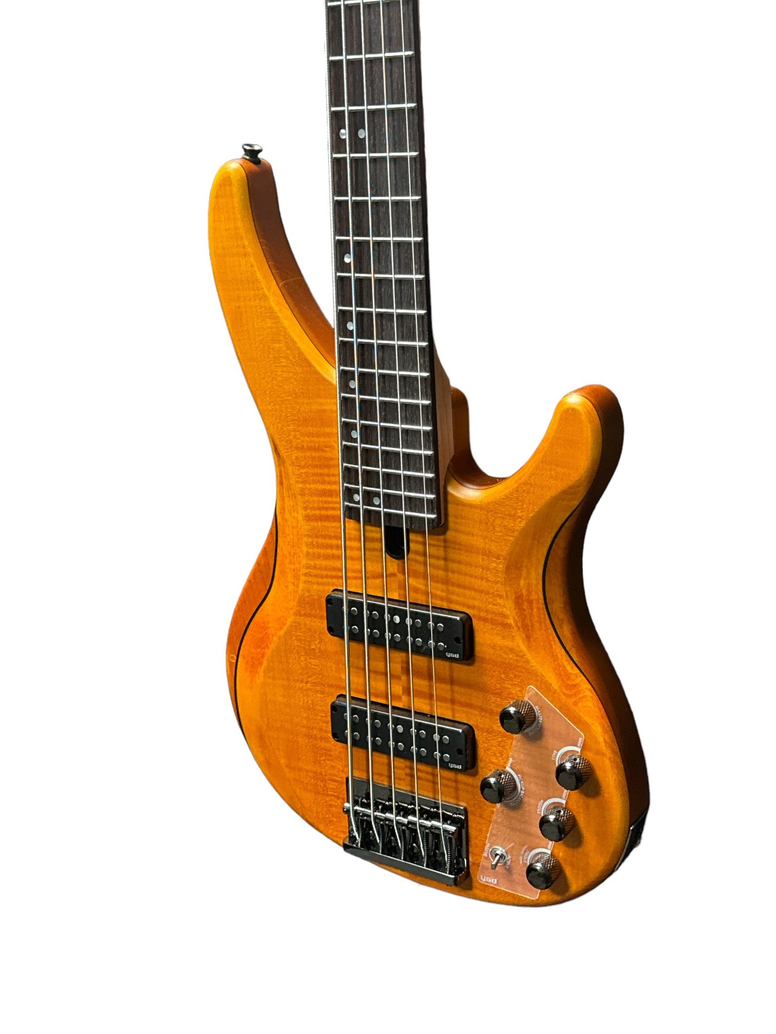 Yamaha TRBX 605FM 5-String Bass, Matte Amber w/ Rosewood *ON ORDER