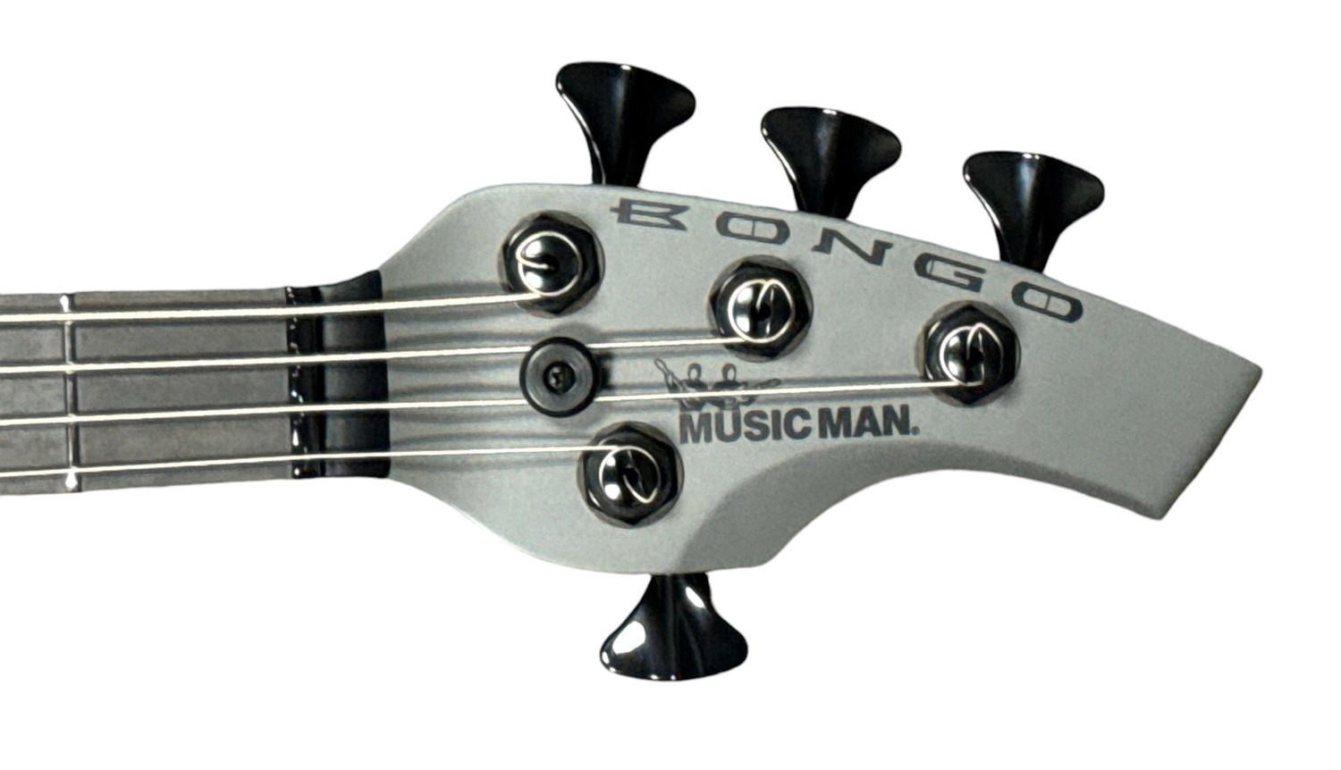 Ernie Ball Music Man Bongo 4 String HH, Titan Grey / Ebony