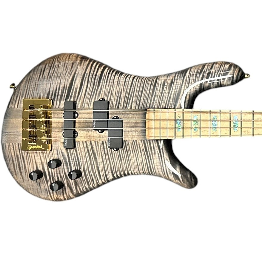 Spector USA NS-2, Super Faded Black GLOSS, Birdseye Maple, 1.5