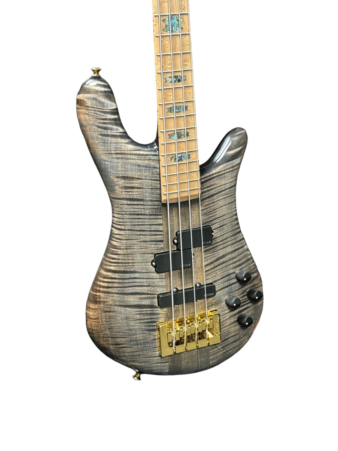 Spector USA NS-2, Super Faded Black GLOSS, Birdseye Maple, 1.5
