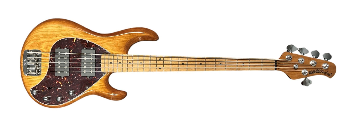 Ernie Ball Music Man StingRay 5 HH Special, Hot Honey / Roasted