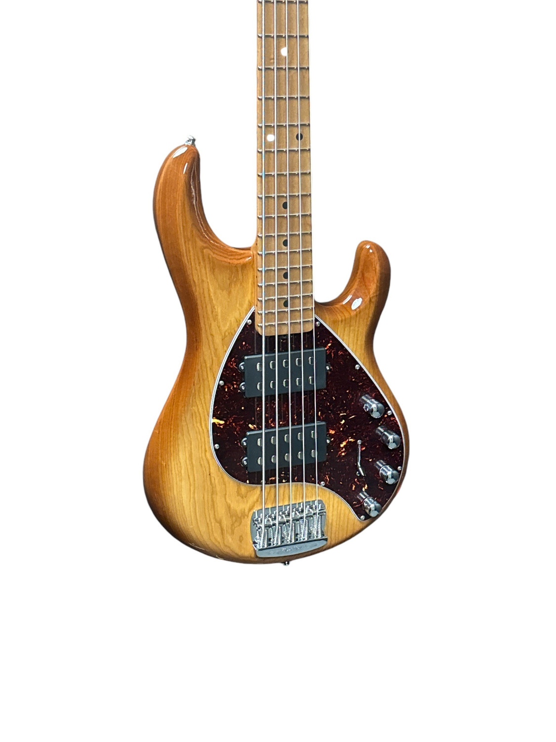 Ernie Ball Music Man StingRay 5 HH Special, Hot Honey / Roasted