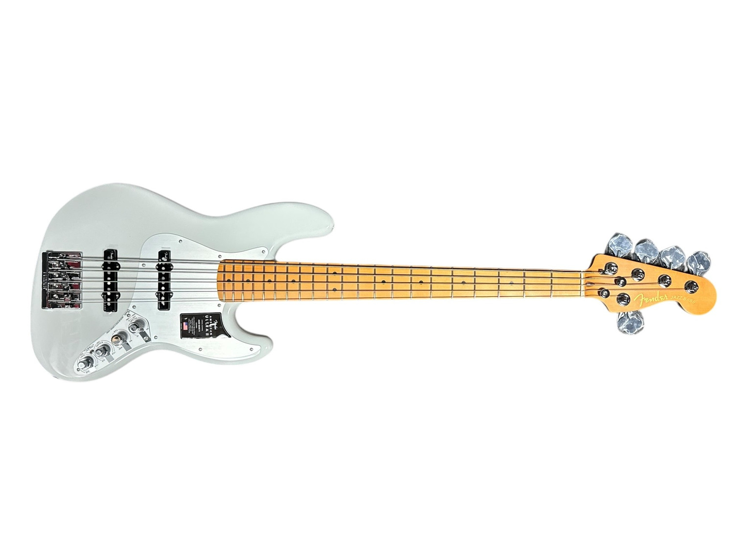 Fender American Ultra II Jazz Bass (5), Avalanche / Maple 9.7 LBS