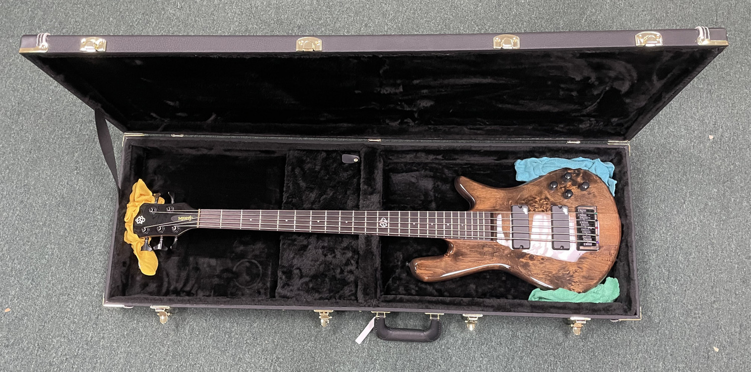 ベースSpector NS Dimension5(ケースセット) Spector Hard Case for Bass, Black Tolex (Open Compartment) *IN STOCK*