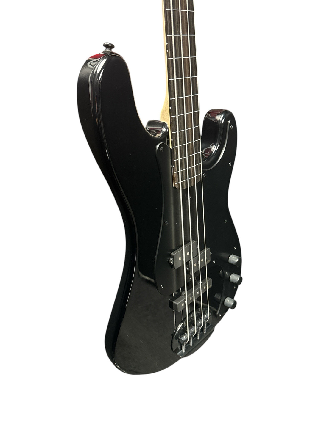 Lakland Skyline 44-64 GZ FRETLESS, Gloss Black / Lined Ebony
