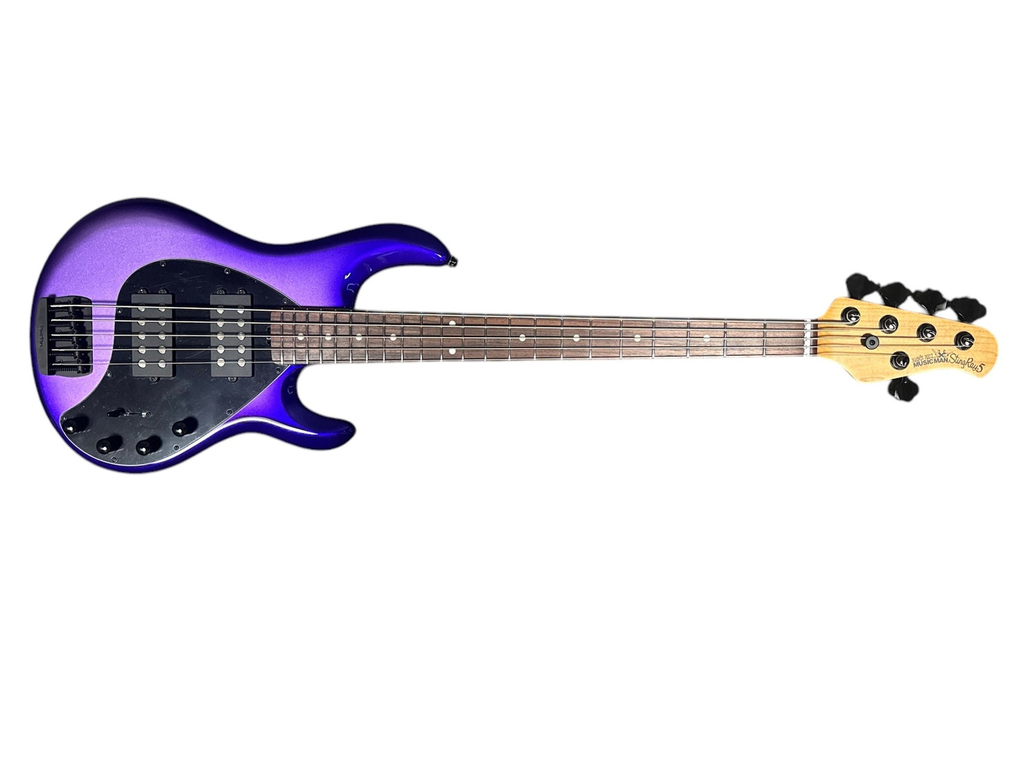 Ernie Ball Music Man StingRay 5 HH Special, Grape Crush/ Rosewood