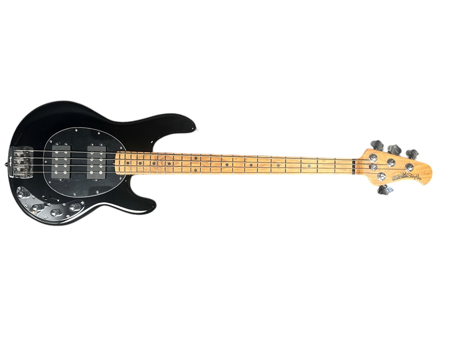 Ernie Ball Music Man Stingray 4 Special, Black/ Roasted Maple