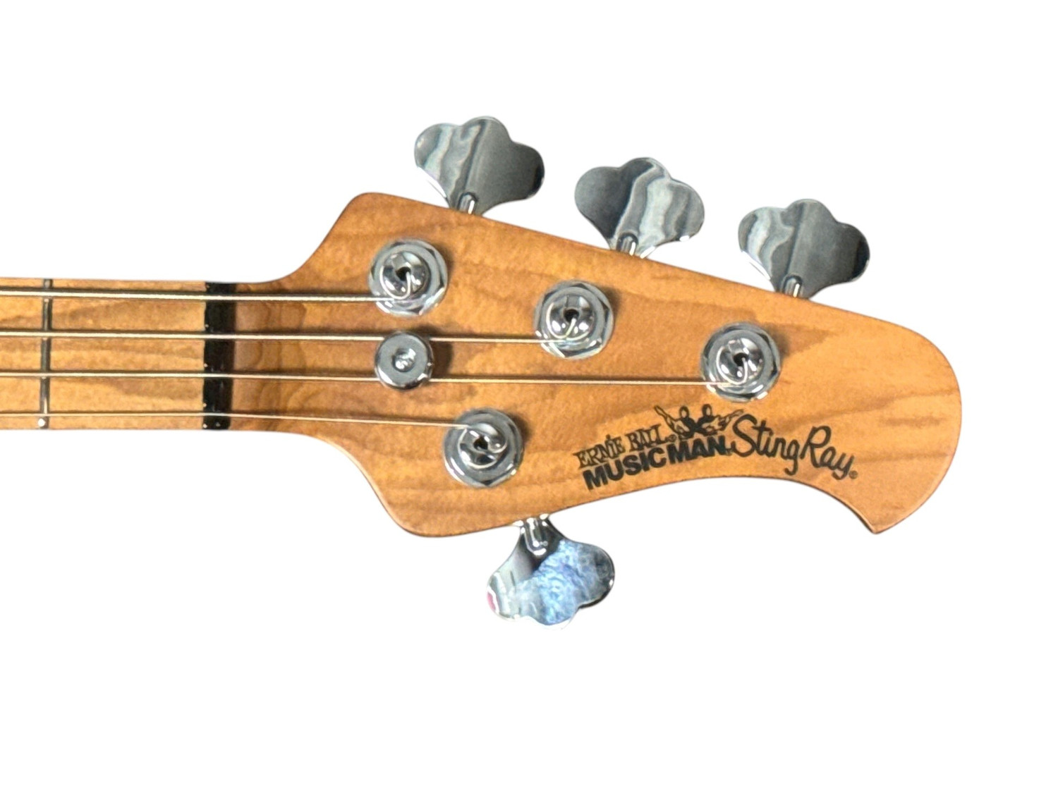 Ernie Ball Music Man Stingray 4 Special, Black/ Roasted Maple