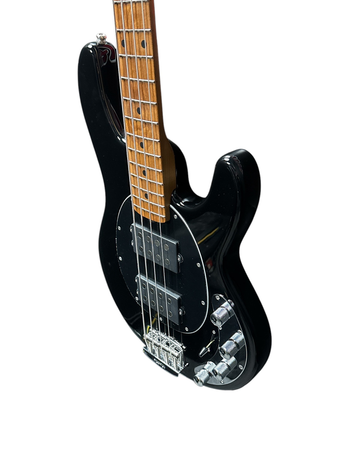 Ernie Ball Music Man Stingray 4 Special, Black/ Roasted Maple