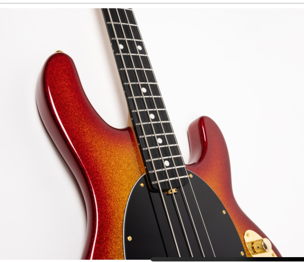 Ernie Ball Music Man StingRay 4 H Special, Cherry Punch / Ebony