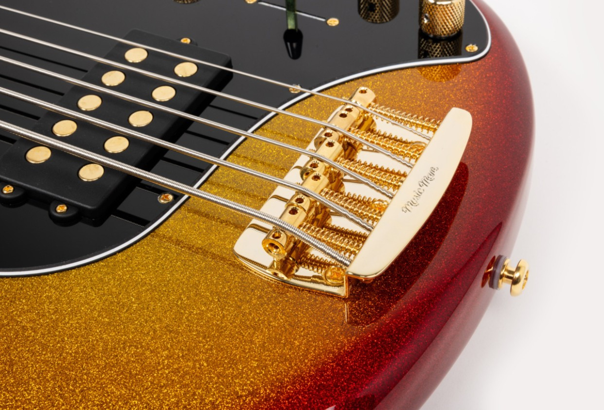 Ernie Ball Music Man StingRay 5 H Special, Cherry Punch / Ebony