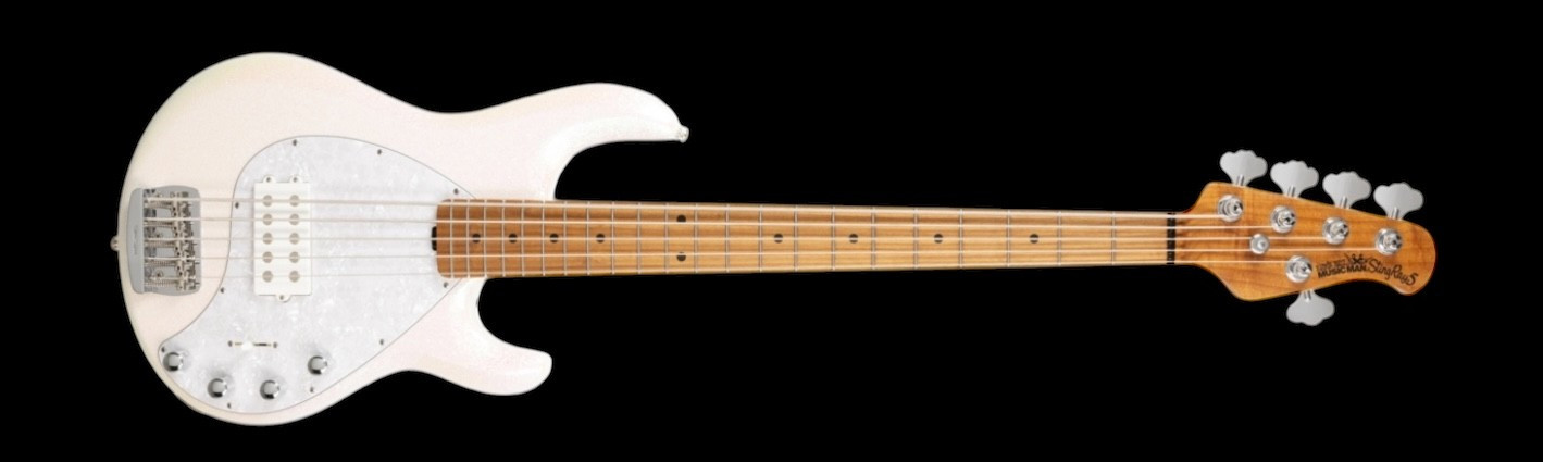 Ernie Ball Music Man StingRay 5 H Special, Dazzler / Roasted Maple