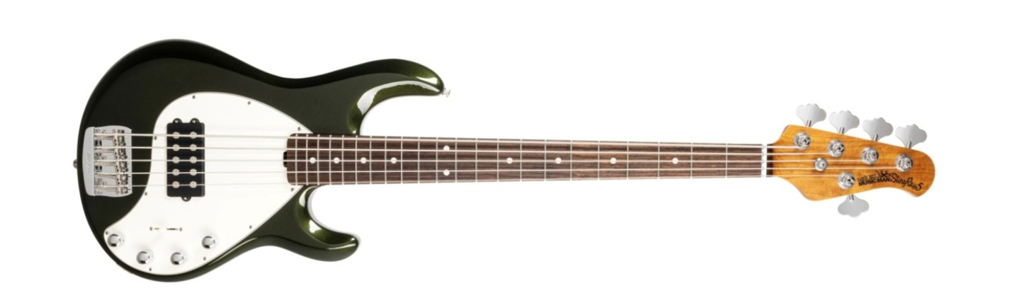 Ernie Ball Music Man StingRay 5 H Special, Fallout Green / Rosewood