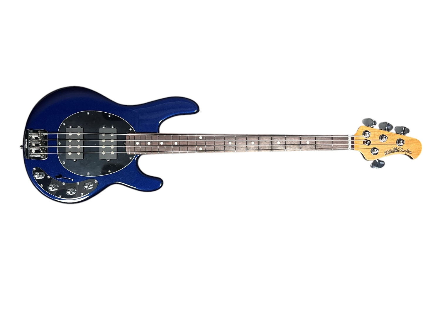 Ernie Ball Music Man StingRay 4 HH Special, Butane Blue / Rosewood