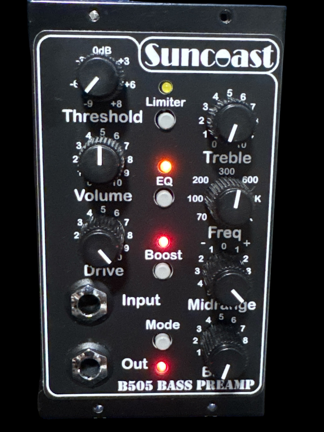Suncoast B505 (Rack Mount) Bass Preamp / EQ / Limiter / Triple