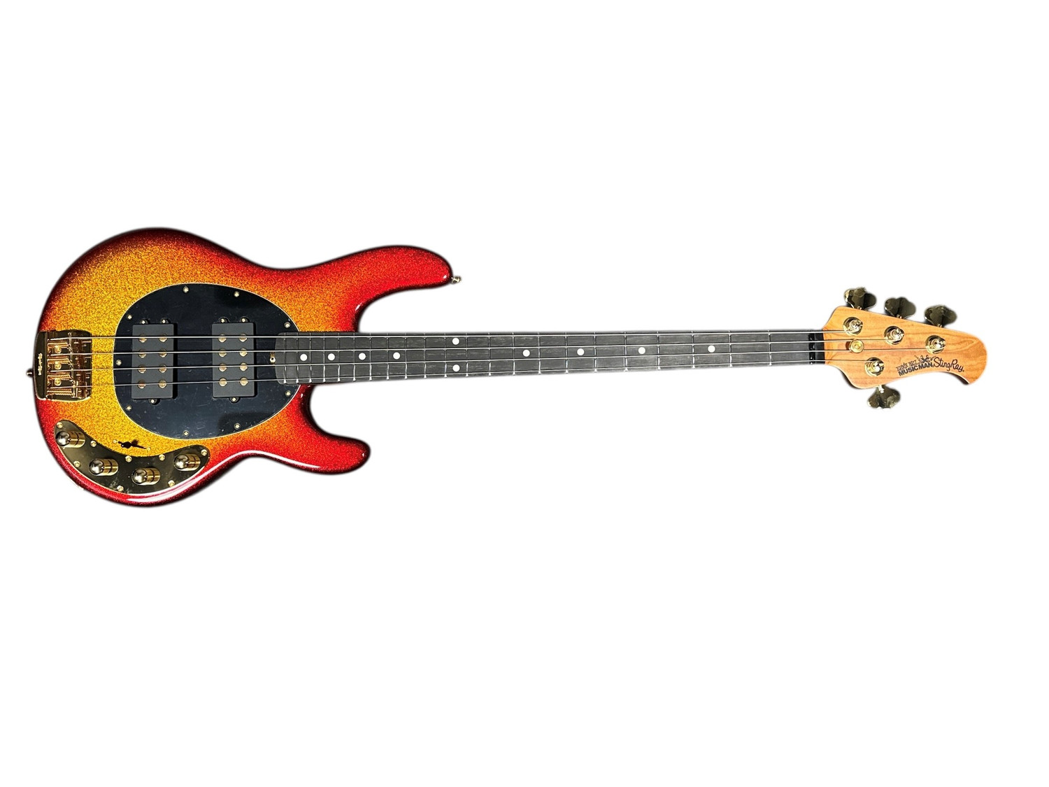 Ernie Ball Music Man StingRay 4 HH Special, Cherry Punch / Ebony