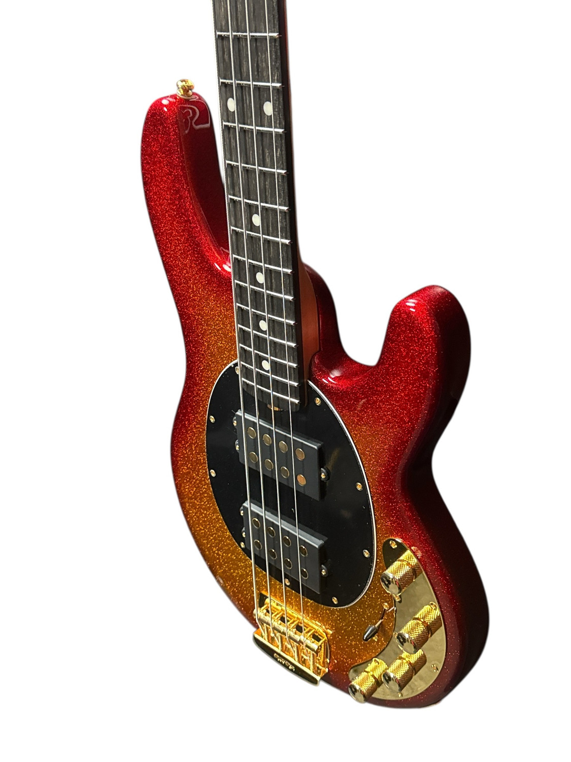 Ernie Ball Music Man StingRay 4 HH Special, Cherry Punch / Ebony