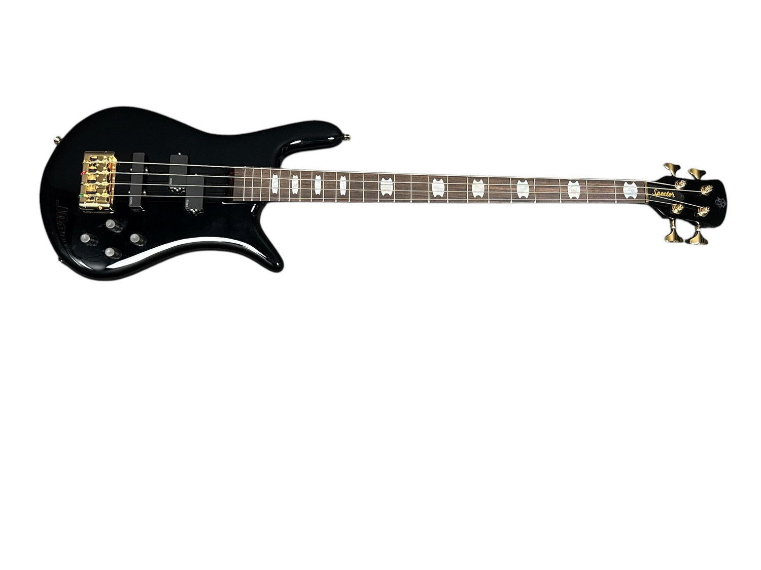 Spector Euro 4 Classic, Black Gloss / Rosewood and EMG's 8.3 LBS