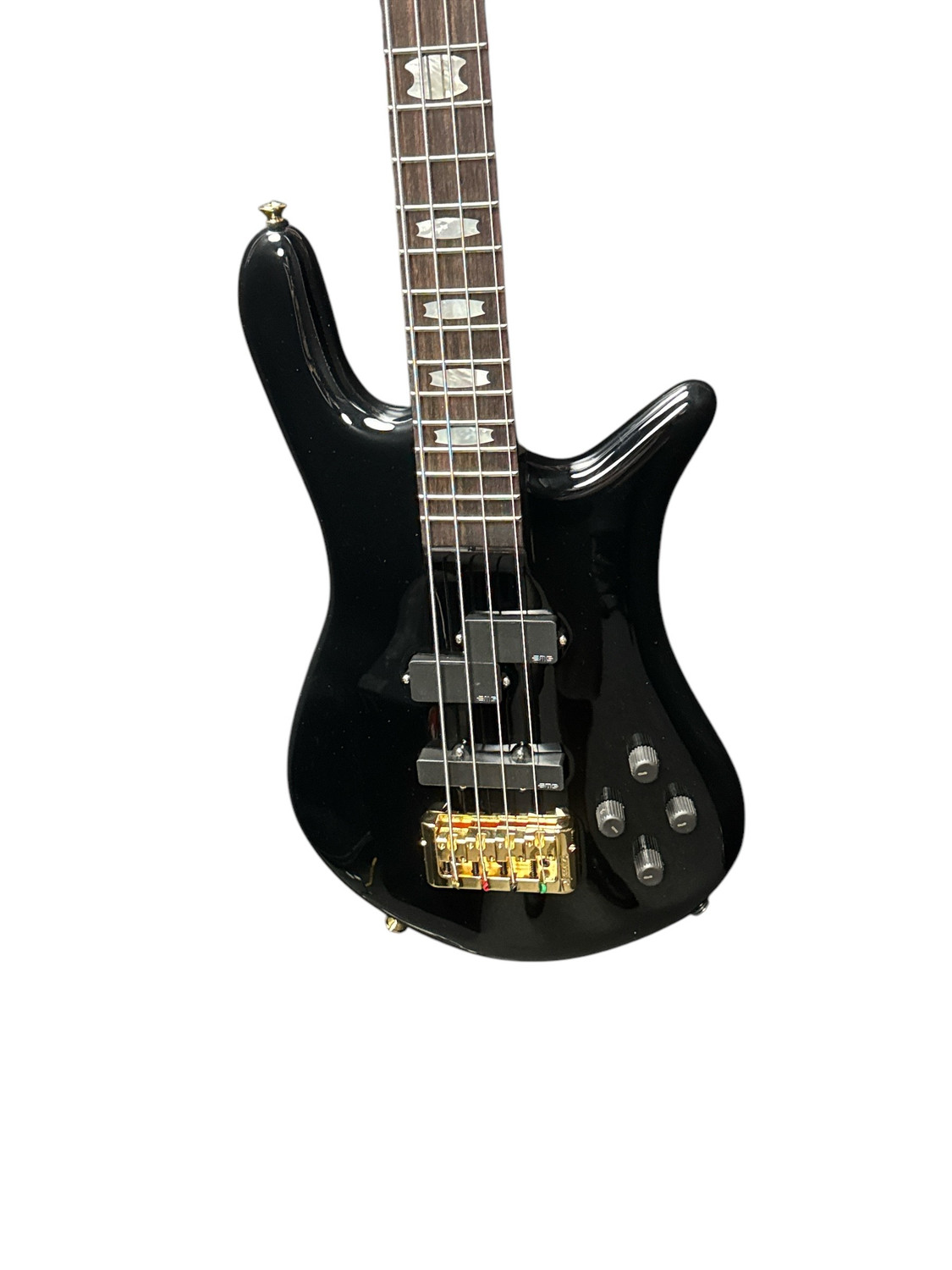ベース Spector EURO 4 Classic black Spector Euro 4 Classic, Black Gloss / Rosewood and EMG's 8.3 LBS