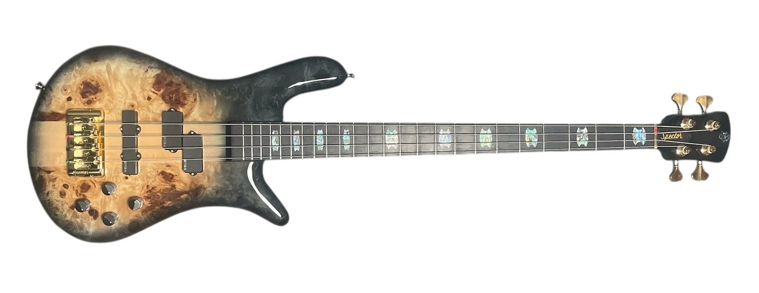 Spector Euro 4 CST, Black Burst / Ebony *8.1 Lbs., In Stock!
