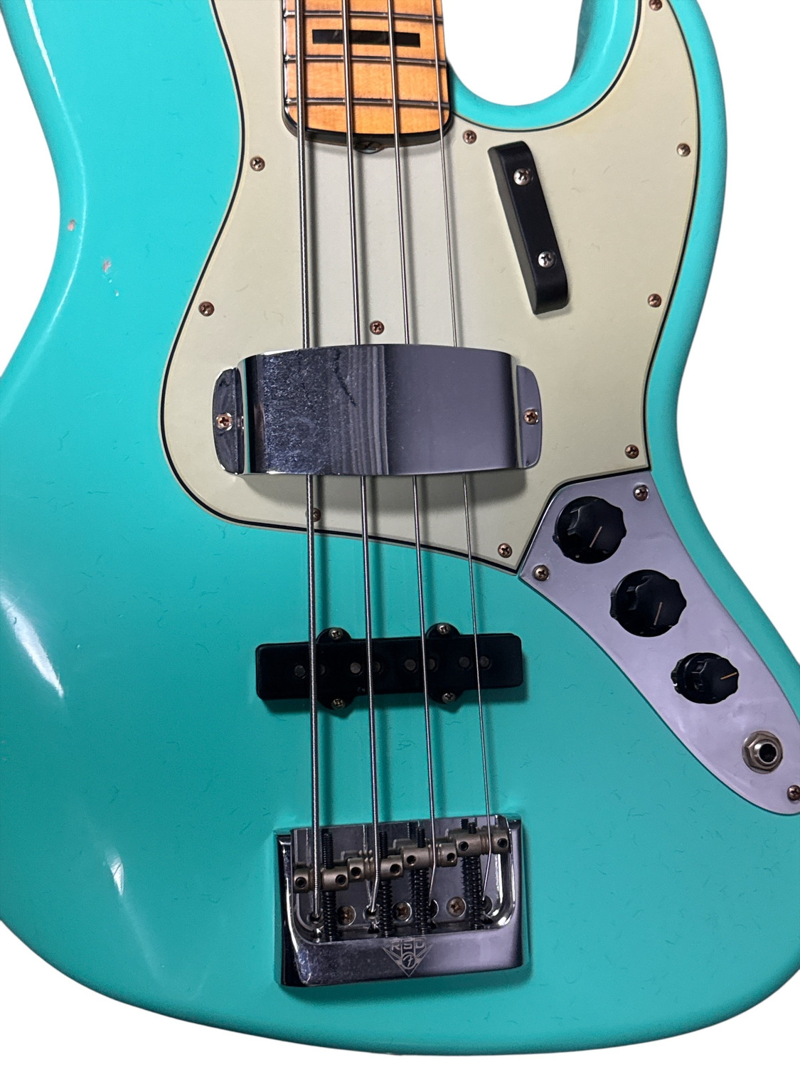 Fender Custom Shop 1964 Journeyman Jazz Bass Faded Seafoam Green