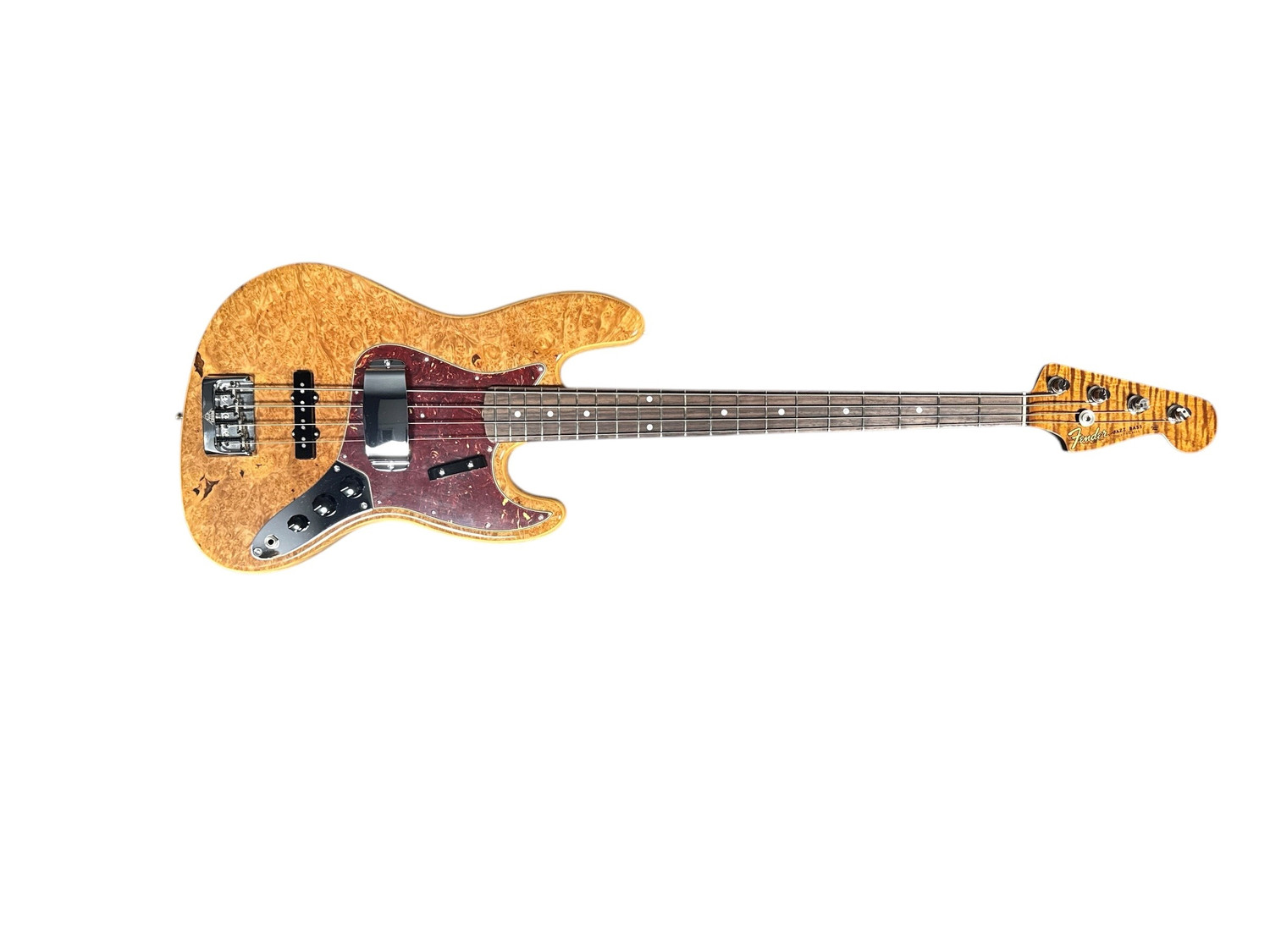 Fender Custom Shop NOS Artisan Jazz Bass, Flame Maple Burl