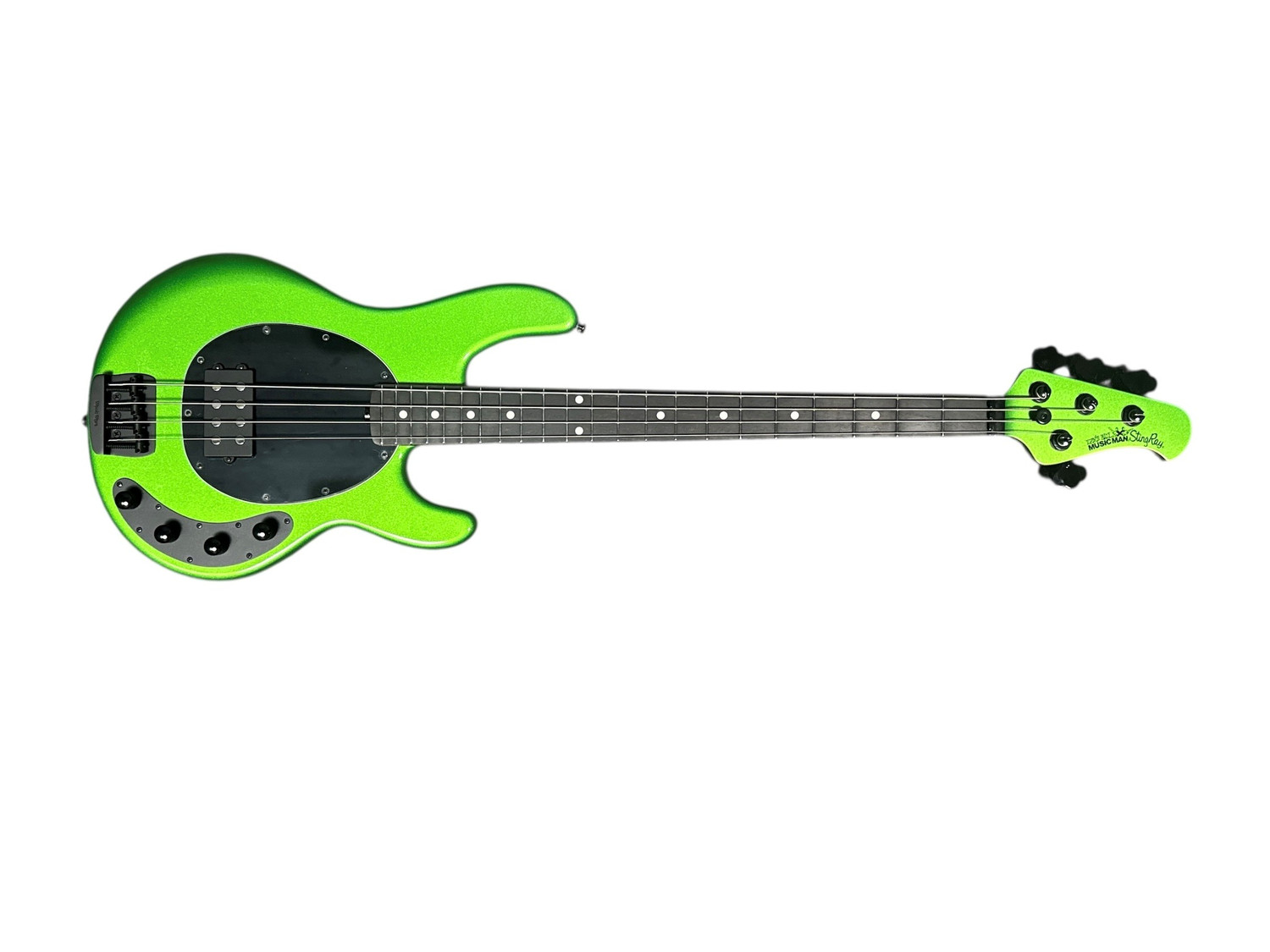 Ernie Ball Music Man StingRay 4 Special Kiwi Green/Ebony 9 LBS *IN