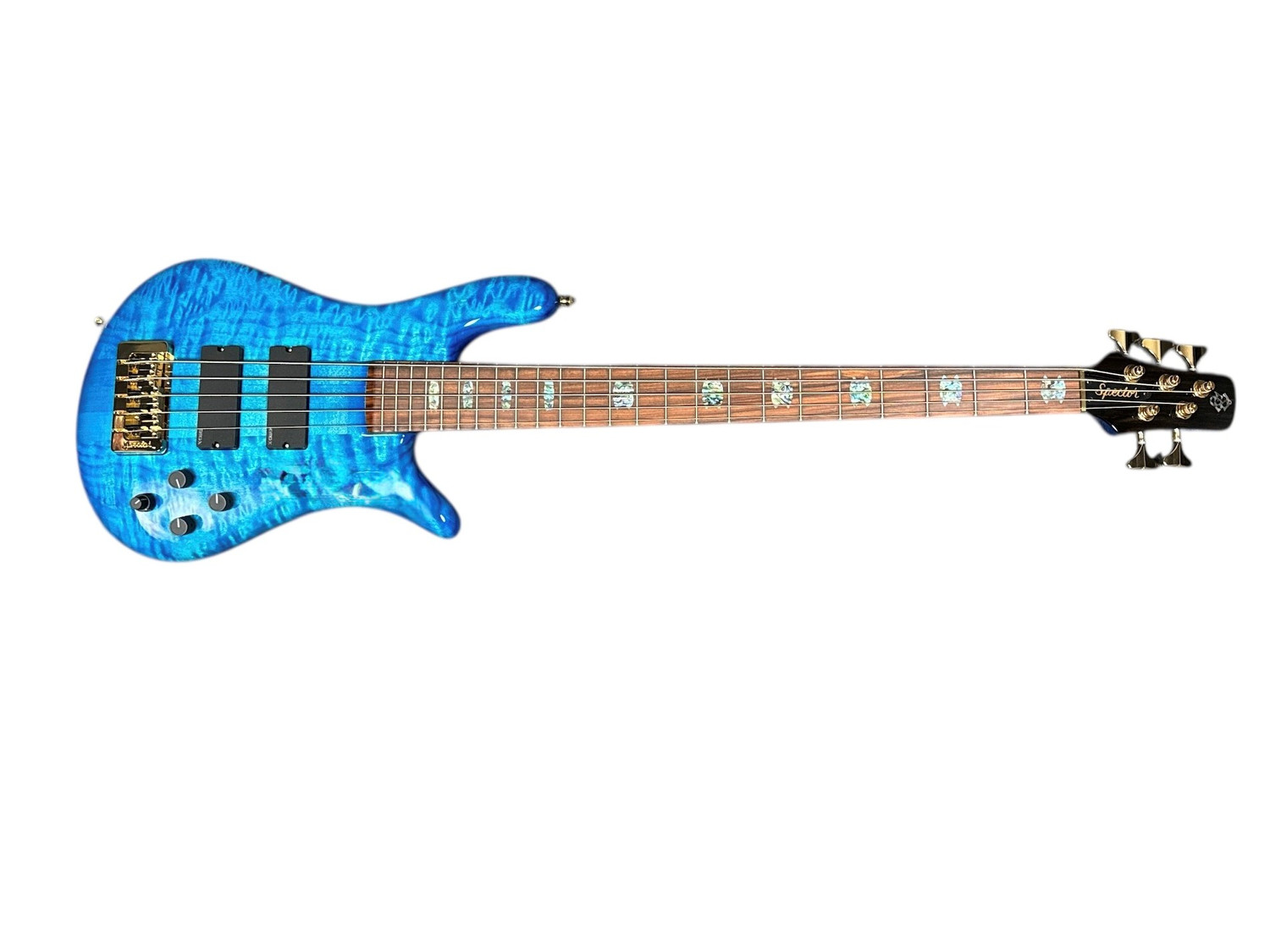 Spector USA NS-5XL, Bahama Blue w/ Pau Ferro and HAZ-LAB Preamp
