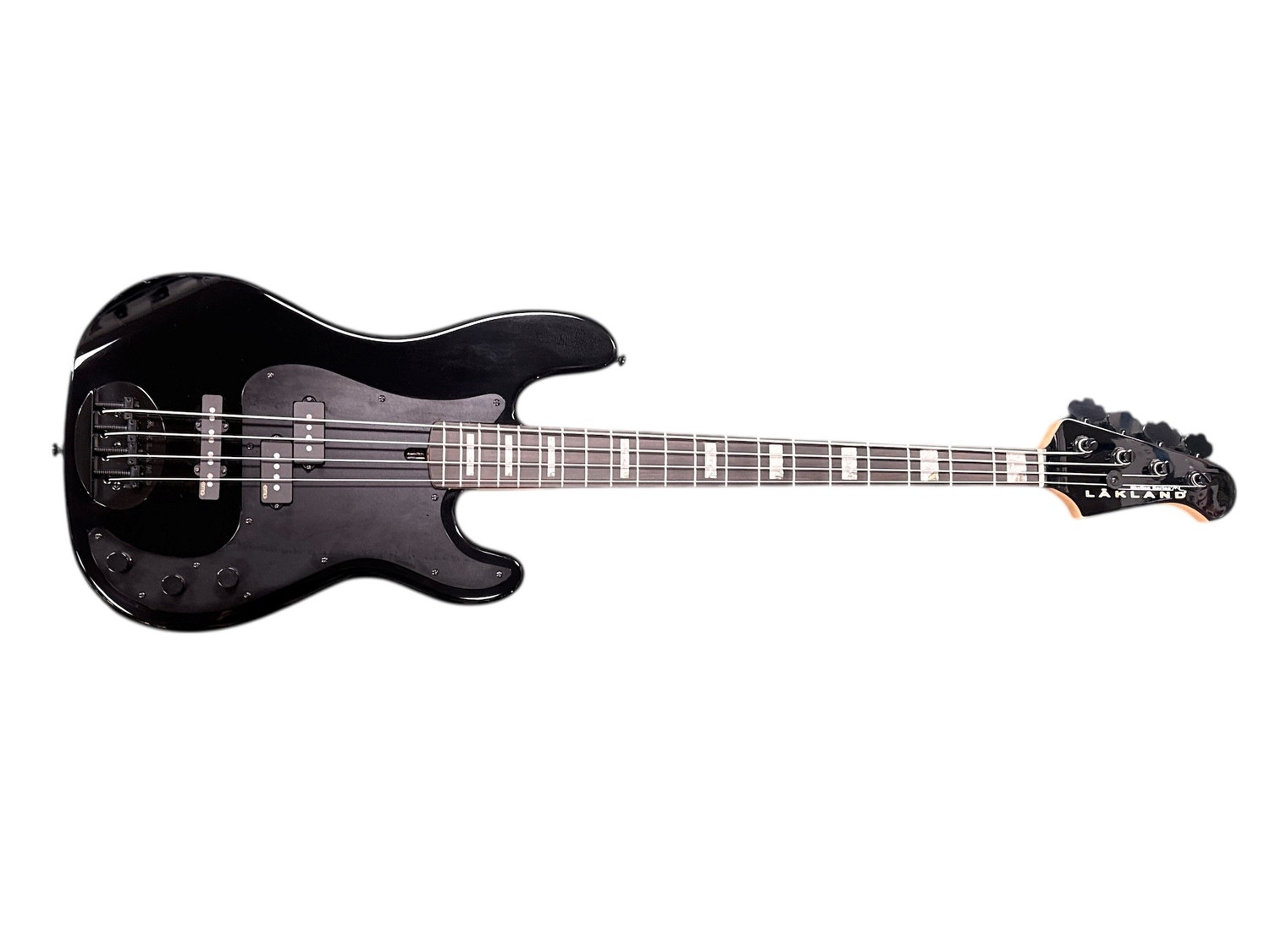 Lakland Skyline 44-64 GZ, Gloss Black / Ebony /Geezer Butler EMG's
