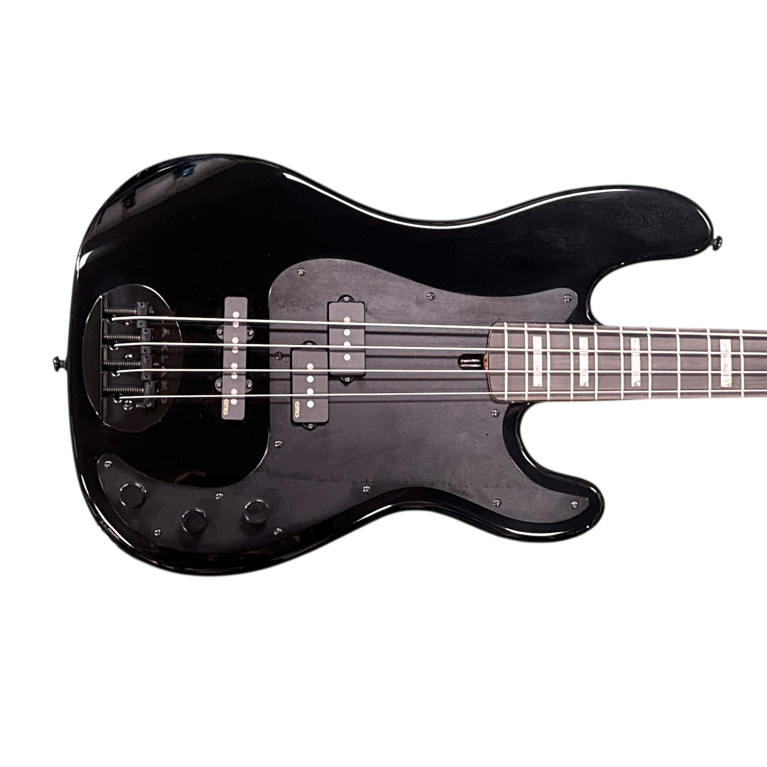 Lakland Skyline 44-64 GZ, Gloss Black / Ebony /Geezer Butler EMG's