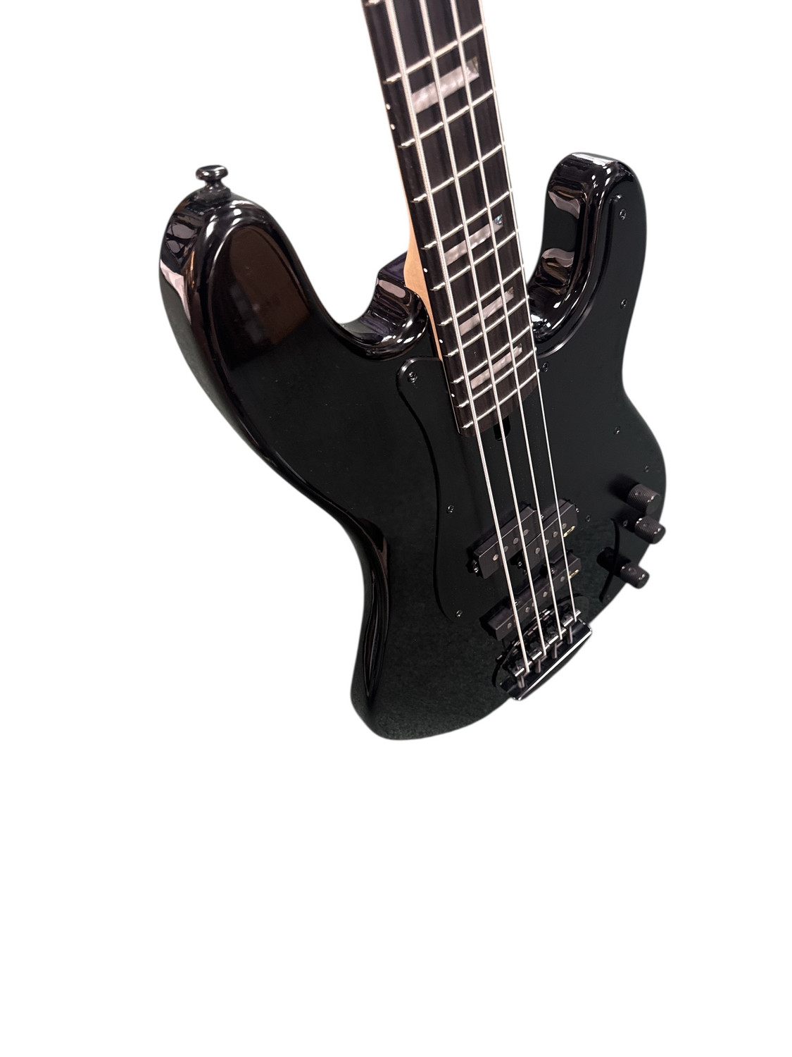 Lakland Skyline 44-64 GZ, Gloss Black / Ebony /Geezer Butler EMG's
