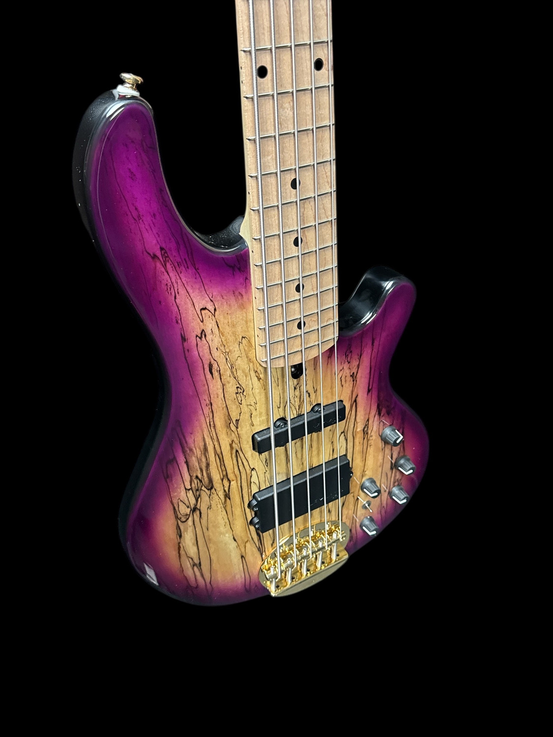 Lakland Skyline 55-02 Custom, Spalt Violet Burst / Maple 9.4 LBS
