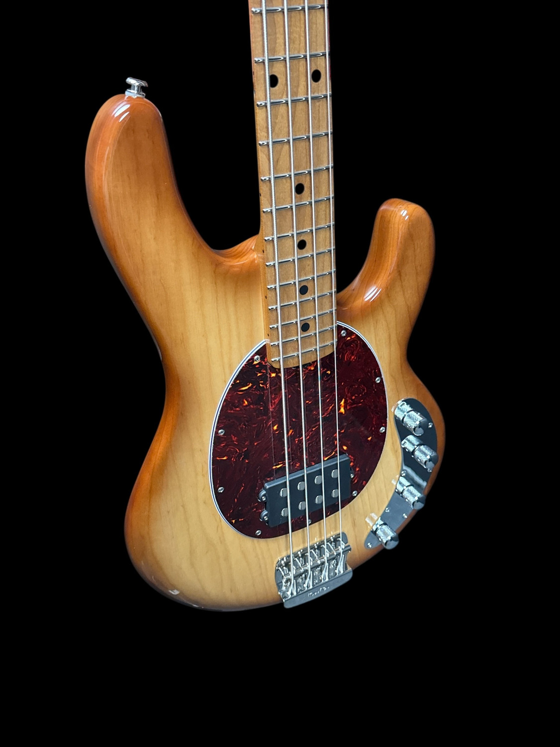 Ernie Ball Music Man Stingray 4 H Special, Hot Honey / Roasted