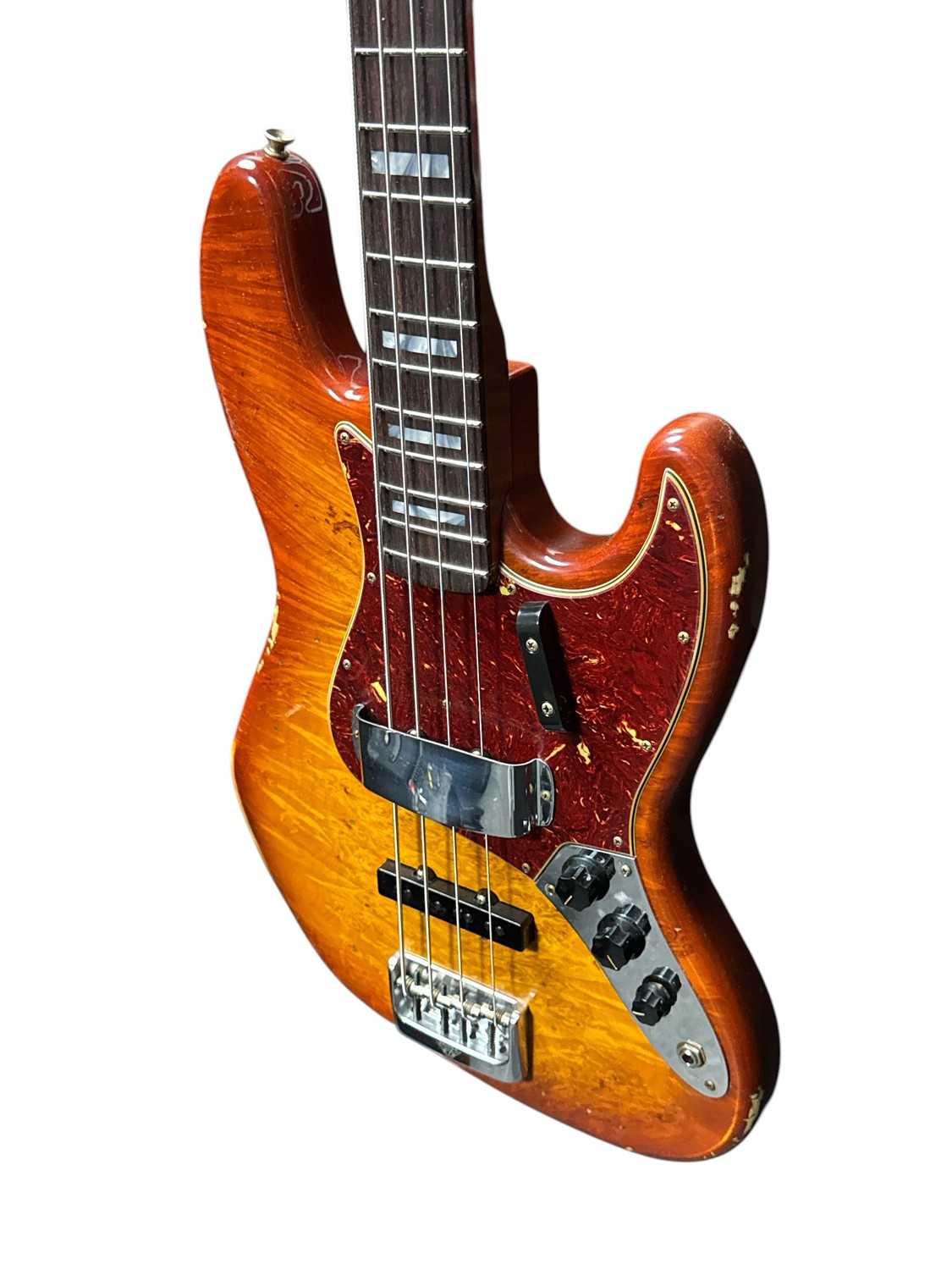 Fender Custom Shop 1964 RELIC Artisan Jazz Bass, Honeyburst Flame