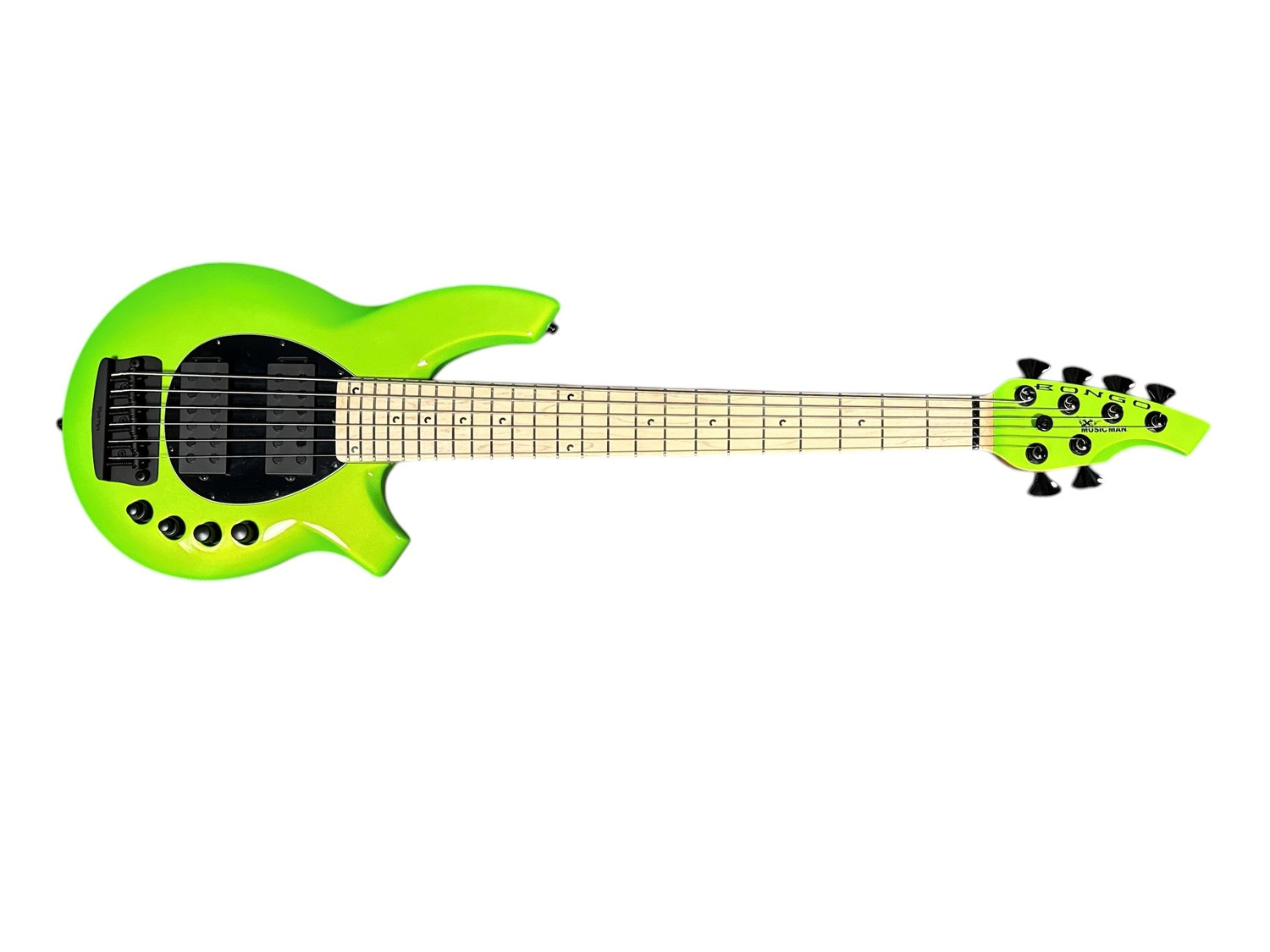 Ernie Ball Music Man Bongo 6 HH, Mantis Green / Maple *IN STOCK*