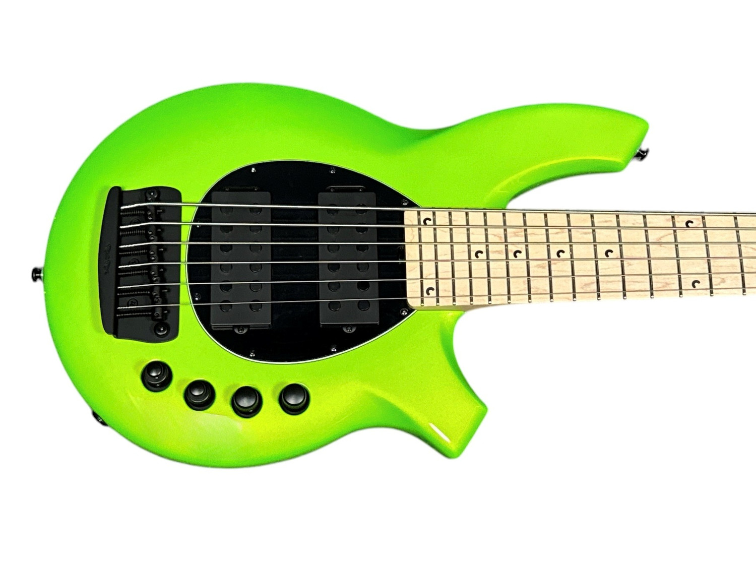 Ernie Ball Music Man Bongo 6 HH, Mantis Green / Maple *IN STOCK*