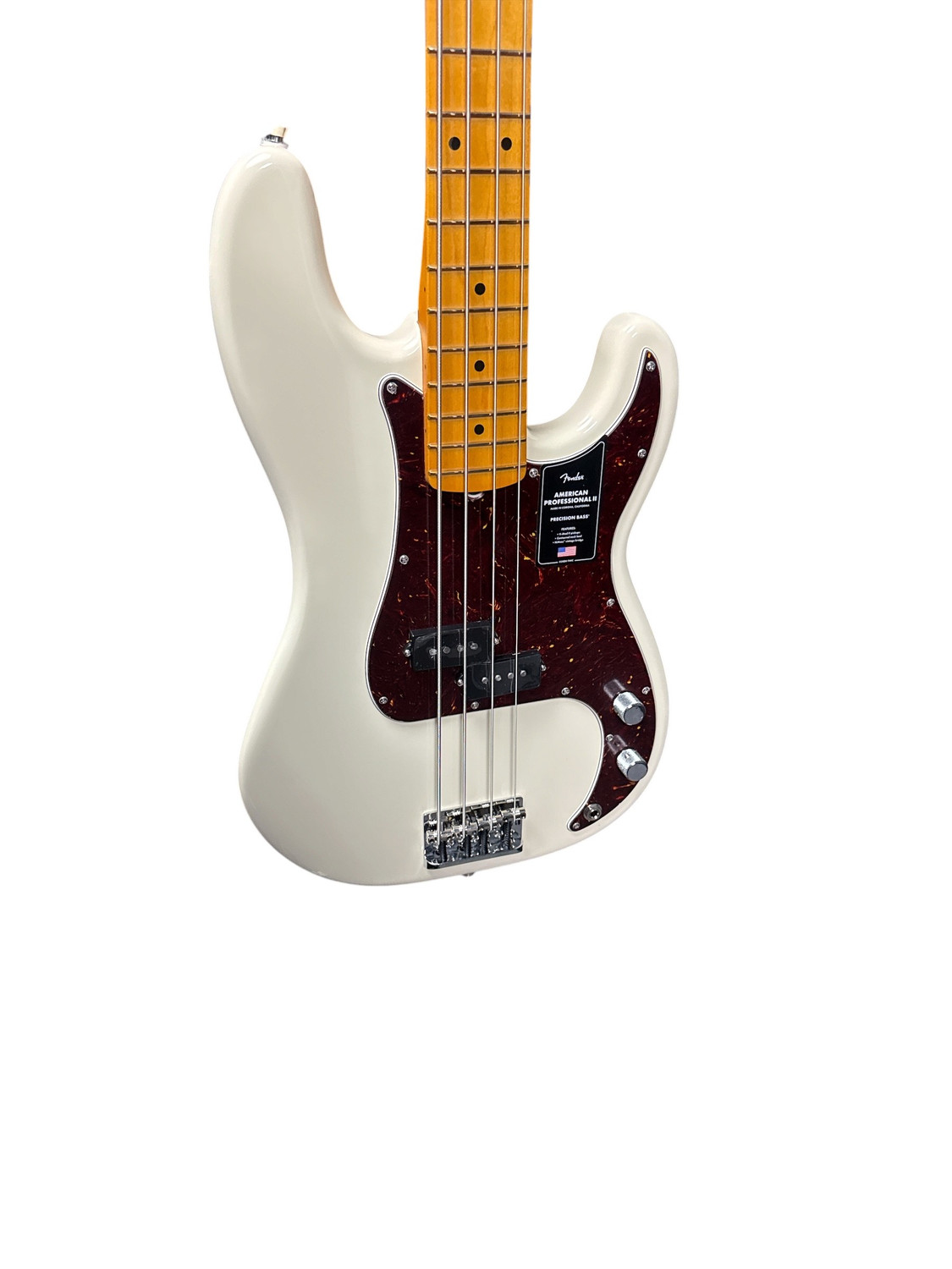 Fender AM Pro II Precision, Olympic White / Maple *IN STOCK*
