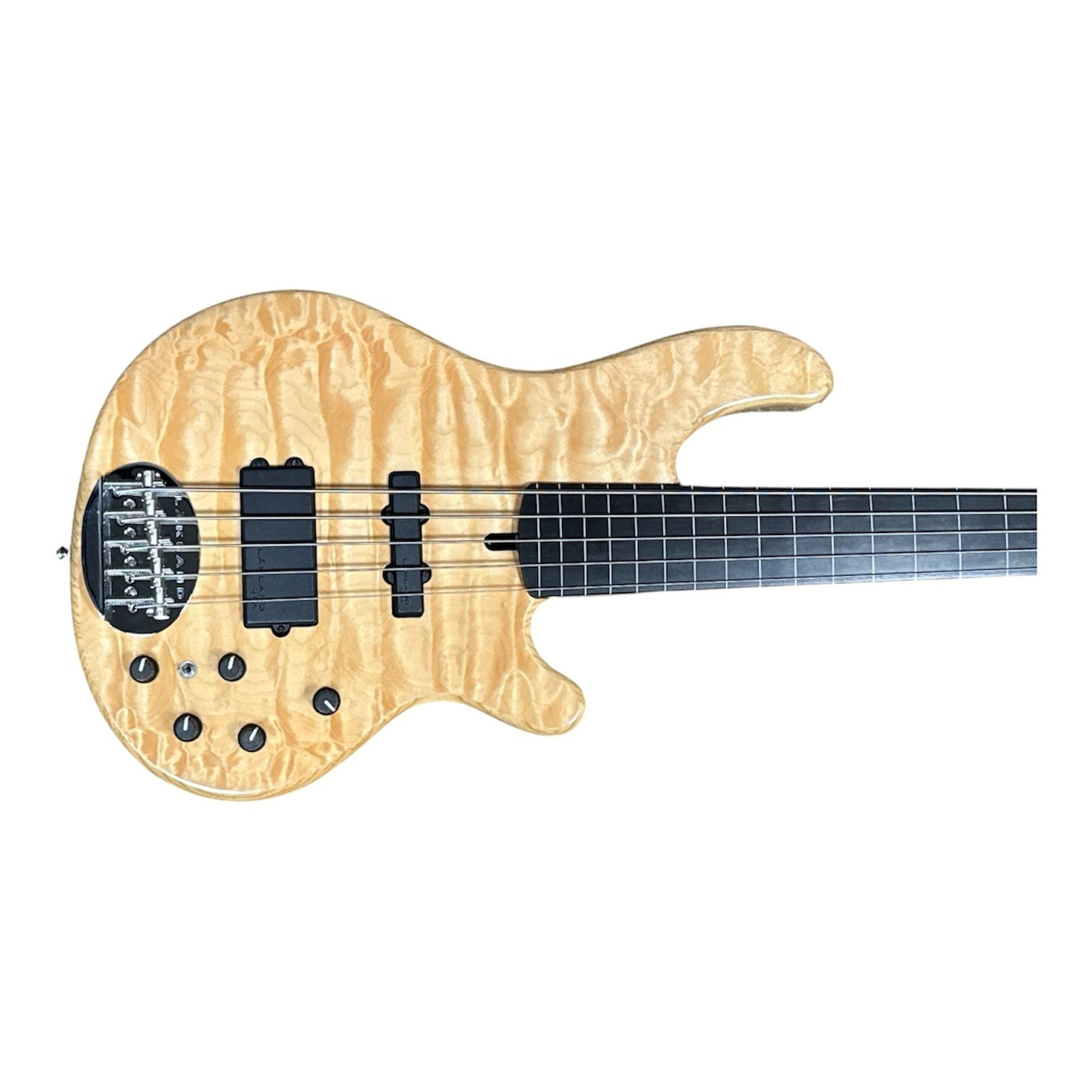 Lakland Skyline 55-02 Deluxe FRETLESS Natural / Lined Ebony *RARE