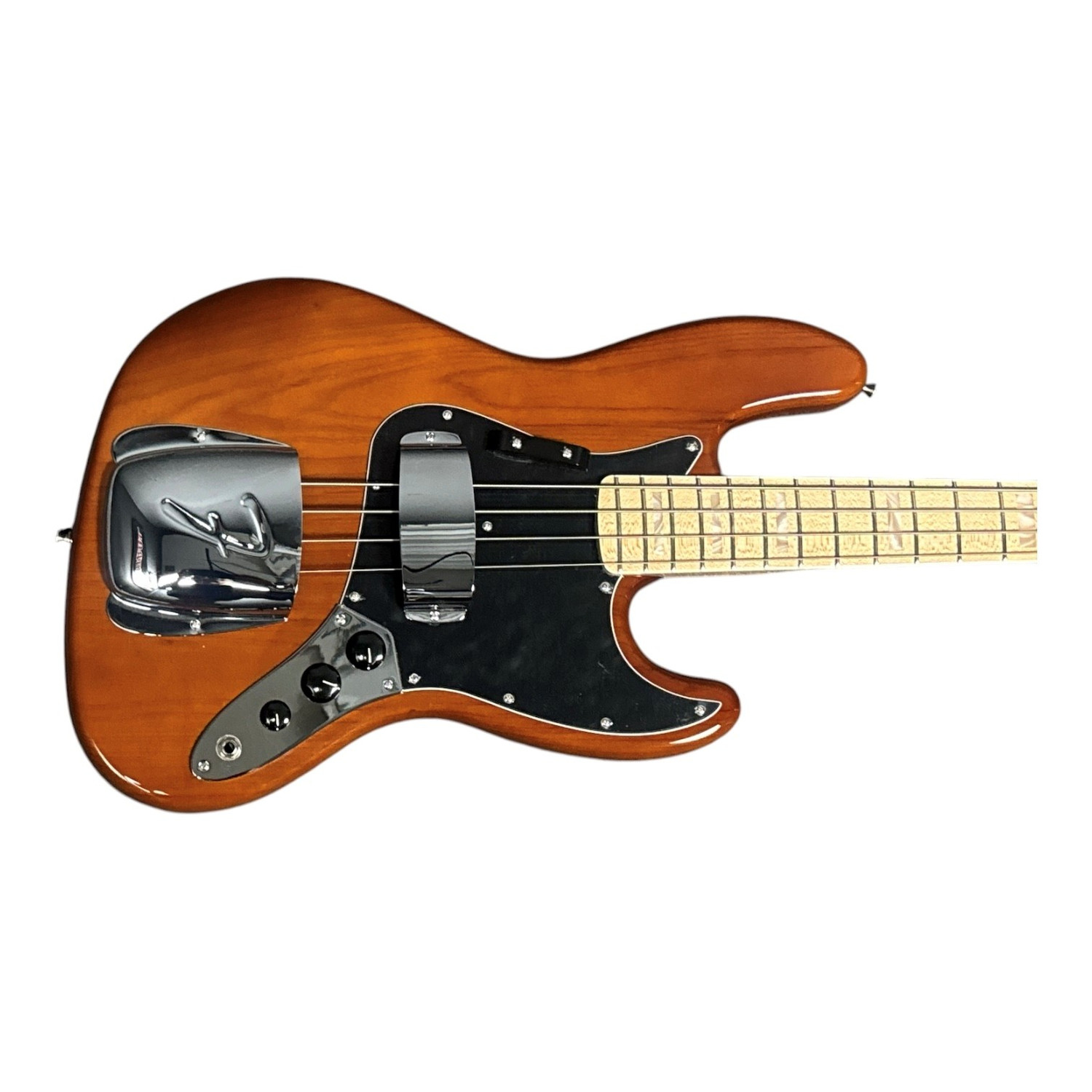 Fender Custom Shop 1975 NOS Jazz Bass, Faded Walnut/BEM *IN STOCK*
