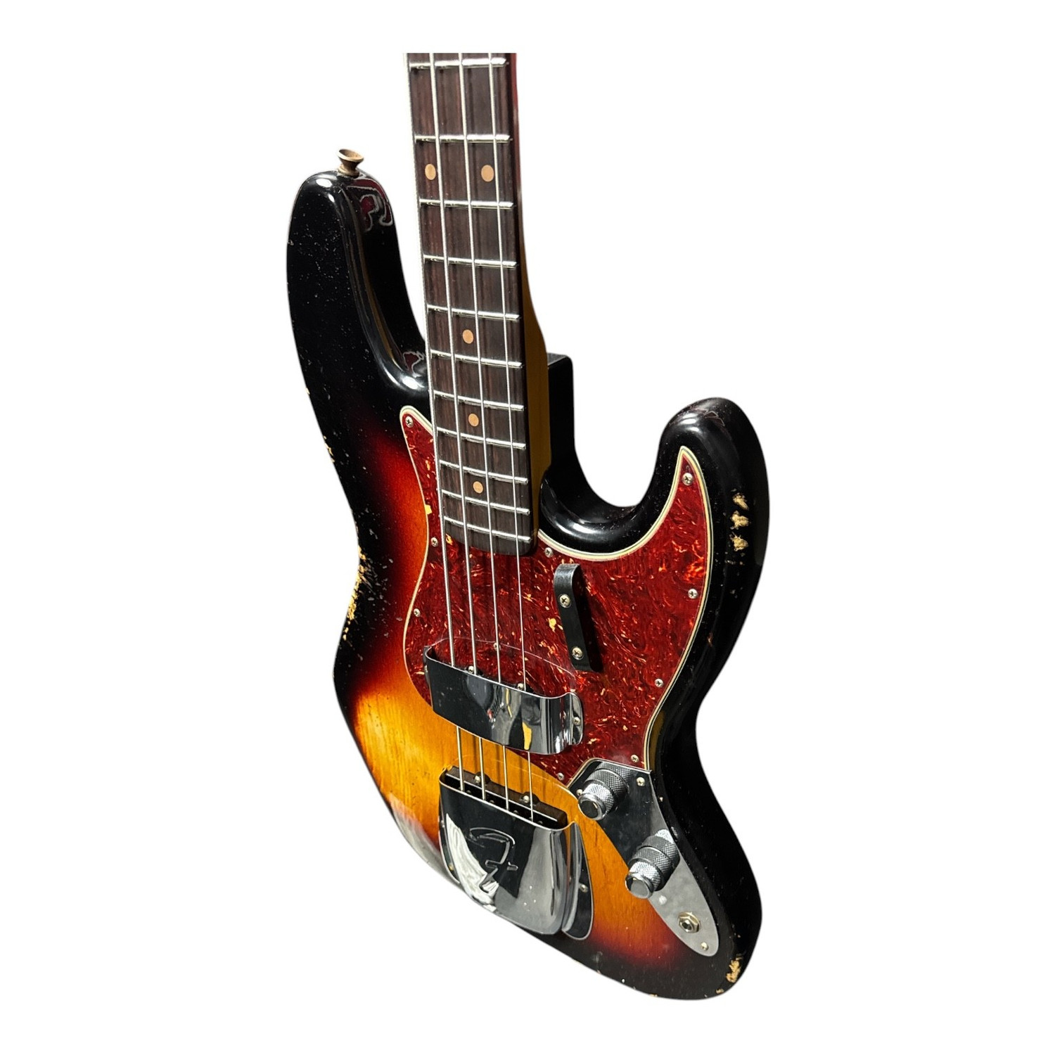 Fender Custom Shop Heavy Relic 1961 Jazz Bass, Faded Bleached 3TSB