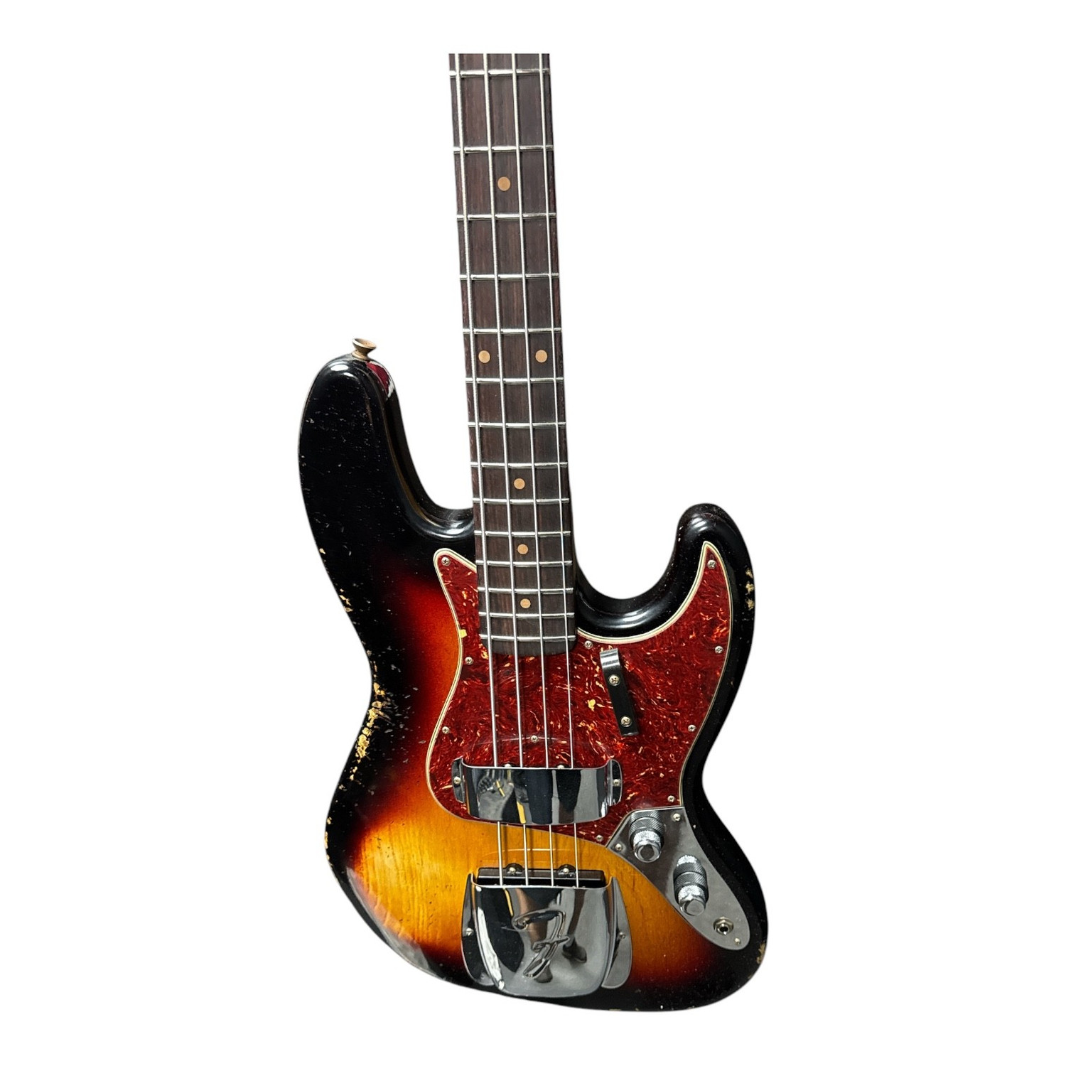 Fender Custom Shop Heavy Relic 1961 Jazz Bass, Faded Bleached 3TSB