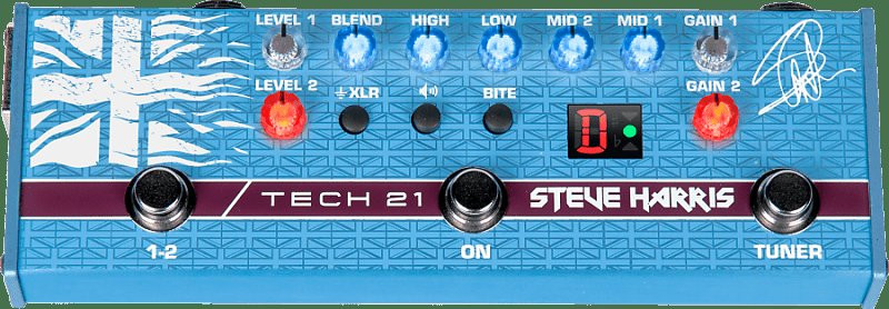 Tech 21 Steve Harris SH1 Signature SansAmp Pedal - Bass Central