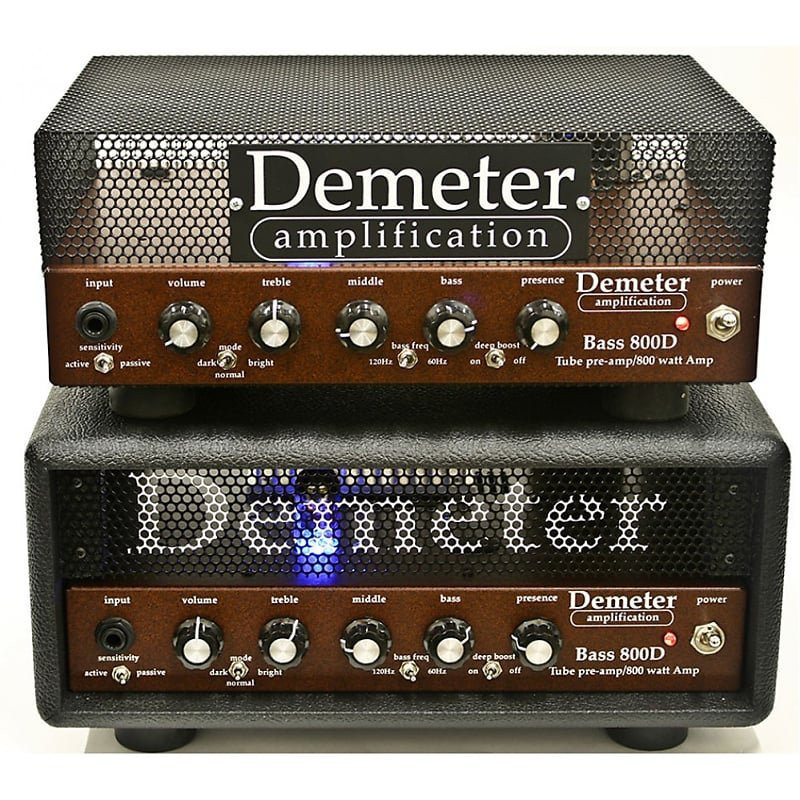 Demeter VTB-800D Amp In Tolex-Covered Wood Case - Bass Central