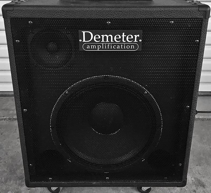 Demeter 1x12 (x5) Neo Flip-Top CAB Black Tolex - Bass Central