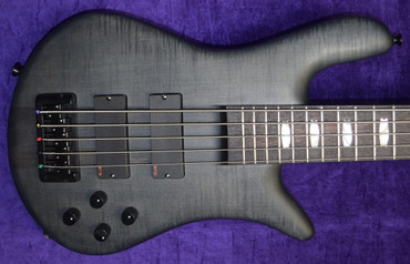 Spector Euro 5LX, Trans Black Stain Matte w/ Rosewood