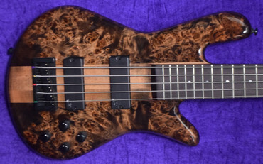 Spector NS Ethos 5, Super Faded Black / Rosewood