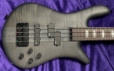 Spector Euro 4 LX, Black Stain Matte with Rosewood.